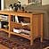 Burlington Wood Console Bookcase by Vermont Furniture Designs