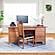 Burlington Wood Executive Desk by Vermont Furniture Designs