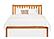 Crown Mission Wood Bed w/Low Foot by Vermont Furniture Designs