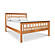 Edinburgh Wood Bed w/High Footboard by Vermont Furniture Designs
