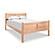 Essex Wood Bed w/High Footboard by Vermont Furniture Designs