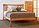 Greenwich Wood Bed w/Low Footboard by Vermont Furniture Designs