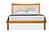 Heartwood Wood Bed w/Low Footboard by Vermont Furniture Designs