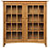 Heartwood Wood 2-Door Bookcase w/Glass Doors by Vermont Furniture Designs