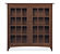 Heartwood Wood 2-Door Bookcase w/Glass Doors by Vermont Furniture Designs