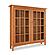 Heartwood Wood 2-Door Bookcase w/Glass Doors by Vermont Furniture Designs