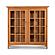 Heartwood Wood 2-Door Bookcase w/Glass Doors by Vermont Furniture Designs