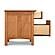 Heartwood Wood File Pedestal Cabinet by Vermont Furniture Designs