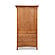 Burlington 3-Drawer Tall Armoire w/Clothes Bar by Vermont Furniture Designs