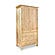 Burlington 3-Drawer Tall Armoire w/Clothes Bar by Vermont Furniture Designs