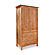Burlington 3-Drawer Tall Armoire w/Clothes Bar by Vermont Furniture Designs