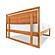 Pendant Wood Bed w/Low Footboard by Vermont Furniture Designs