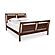 Sleigh Wood Bed w/High Footboard by Vermont Furniture Designs