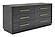 Modrest Manhattan - Contemporary Grey & Gold Dresser by VIG Furniture