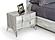 Nova Domus Alexa Italian Modern Grey Eastern King Bed + 2 Nightstands Set by VIG Furniture