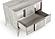 Nova Domus Alexa Italian Modern Grey Eastern King Bed + 2 Nightstands Set by VIG Furniture