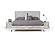 Nova Domus Alexa Italian Modern Grey Eastern King Bed + 2 Nightstands Set by VIG Furniture