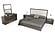Queen Nova Domus Capulet Italian Modern Grey Bedroom Set by VIG Furniture
