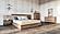 Nova Domus Matteo Italian Modern Walnut & Fabric Queen Bed + 2 Nightstands + Dresser Set by VIG Furniture