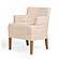 Modrest Axtell - Farmhouse Oatmeal Fabric Dining Arm Chair by VIG Furniture