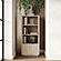Nova Domus Roma - Modern Travertine + Gold Bookcase by VIG Furniture