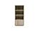 Nova Domus Roma - Modern Travertine + Gold Bookcase by VIG Furniture