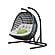 Renava San Juan Outdoor Black & Beige Hanging Chair by VIG Furniture