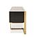 Modrest - Modern Fauna Wenge and Brass Desk by VIG Furniture