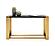 Modrest Fauna - Modern Wenge and Brass Console Table by VIG Furniture