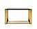 Modrest Fauna - Modern Wenge and Brass Console Table by VIG Furniture