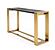 Modrest Fauna - Modern Wenge and Brass Console Table by VIG Furniture