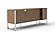 Modrest Pauline- Modern Walnut and Stainless Steel Sideboard Buffet by VIG Furniture