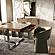 Modrest Pauline- Modern Walnut and Stainless Steel Dining Table by VIG Furniture