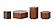 Modrest Newmont - Modern Small Walnut End Table by VIG Furniture