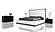 Modrest Beth Queen Modern Wenge w/White Leatherette Bed by VIG Furniture