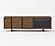Modrest Glencoe - Modern Walnut & Grey Glass Buffet by VIG Furniture