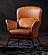 Modrest Kirk - Modern Brown Eco-Leather Accent Chair by VIG Furniture