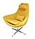 Modern Kenora - Modern Yellow Eco-Leather Accent Chair by VIG Furniture