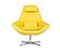 Modern Kenora - Modern Yellow Eco-Leather Accent Chair by VIG Furniture