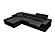 Divani Casa Pella Mini - Modern Black Leather Left Facing Chaise Sectional Sofa by VIG Furniture