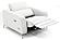 Coronelli Collezioni Turin - Italian White Leather Recliner Chair by VIG Furniture