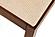 Modrest Codex Mid-Century Tobacco & Beige Desk Chair by VIG Furniture
