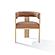 Nova Domus Osaka - Modern Natural Ash + Rust Fabric Dining Chair by VIG Furniture