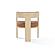 Nova Domus Osaka - Modern Natural Ash + Rust Fabric Dining Chair by VIG Furniture