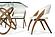 Modrest Mason & Lucas Modern Walnut Dining Set by VIG Furniture