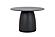 Modrest - Lander Modern Mid Century Black Oak Round Dining Table by VIG Furniture
