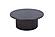 Modrest - Rawlins Modern Mid Century Black Ash Round Coffee Table by VIG Furniture
