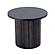 Modrest - Rawlins Modern Mid Century Black Ash Round End Table by VIG Furniture