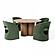 Modrest Depew - Mid-Century Modern Walnut Round Dining Table by VIG Furniture