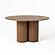 Modrest Depew - Mid-Century Modern Walnut Round Dining Table by VIG Furniture